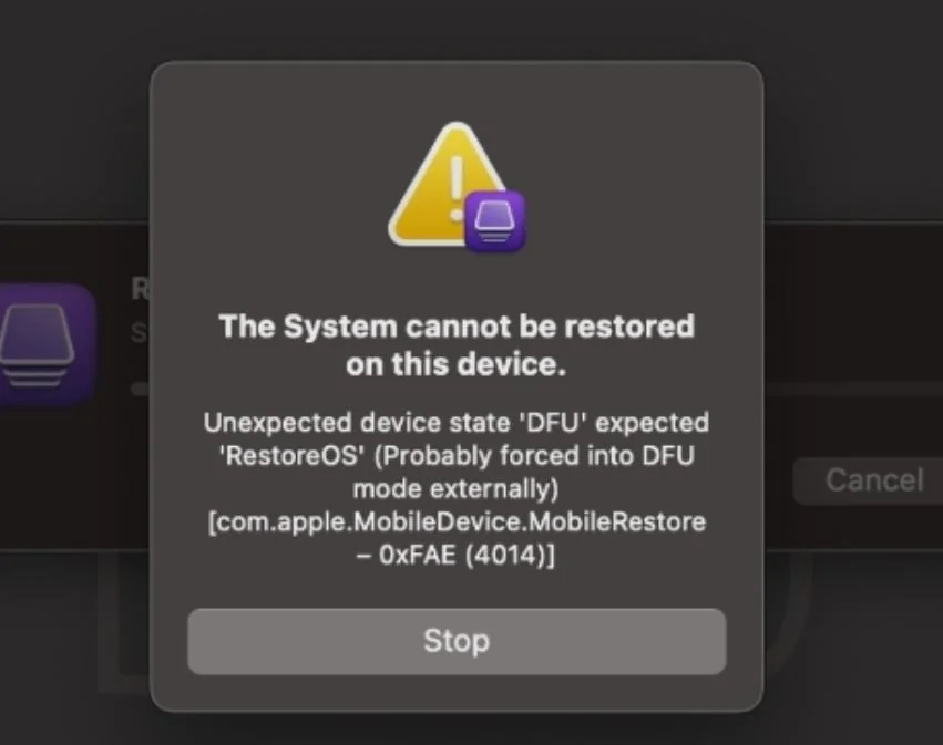 MacBook Error 4013 - Logic Board Repair